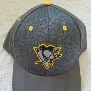 NEW Pittsburgh Penguins 2019 Charity Bag Adjustable Gray Yellow Hat Cap